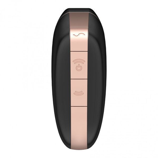 Вакуумный клиторальный стимулятор Satisfyer Love Triangle Black 698359 фото