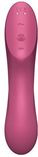 Вакуумный стимулятор с вибрацией Satisfyer Curvy Trinity 3 Red 939612 фото