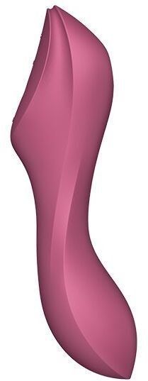 Вакуумный стимулятор с вибрацией Satisfyer Curvy Trinity 3 Red 939612 фото