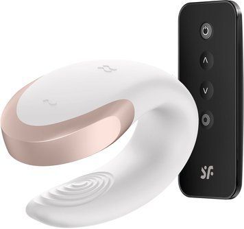 Смарт-вибратор для пар Satisfyer Double Love (White) 820830 фото