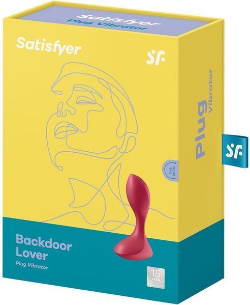 Анальна вібропробка Satisfyer Backdoor Lover Red 889588 фото