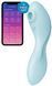 Вакуумний стимулятор із вібрацією Satisfyer Curvy Trinity 5+ (Blue) 1017553 фото 1