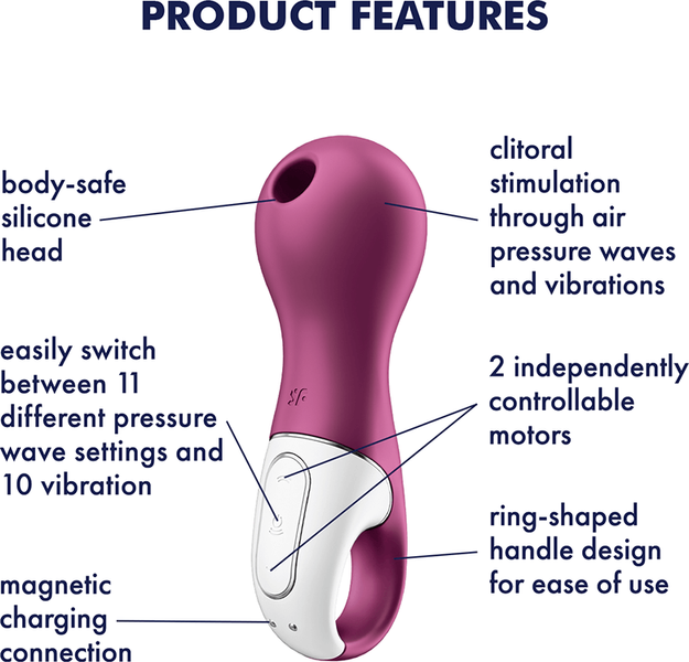 Массажер с вакуумной стимуляцией Satisfyer Lucky Libra 921742 фото