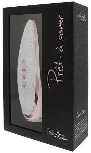 Вакуумный клиторальный стимулятор Satisfyer Luxury Pret-a-Porter White 594156 фото