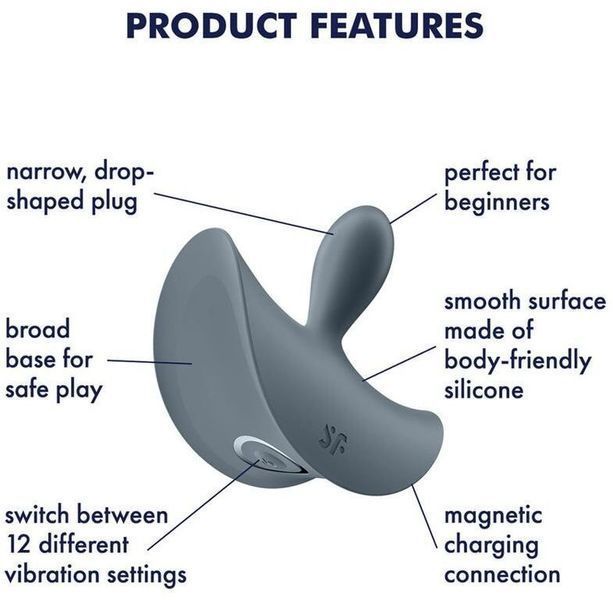 Анальна вібропробка Satisfyer Booty Absolute Beginners 2 1354415 фото