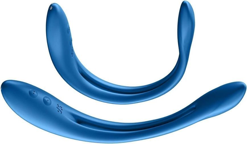 Универсальный гибкий вибратор для пар Satisfyer Elastic Game Dark Blue 1176235 фото