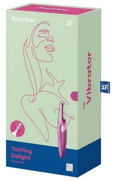Вібратор для клітора Satisfyer Twirling Delight (Berry) 914361 фото