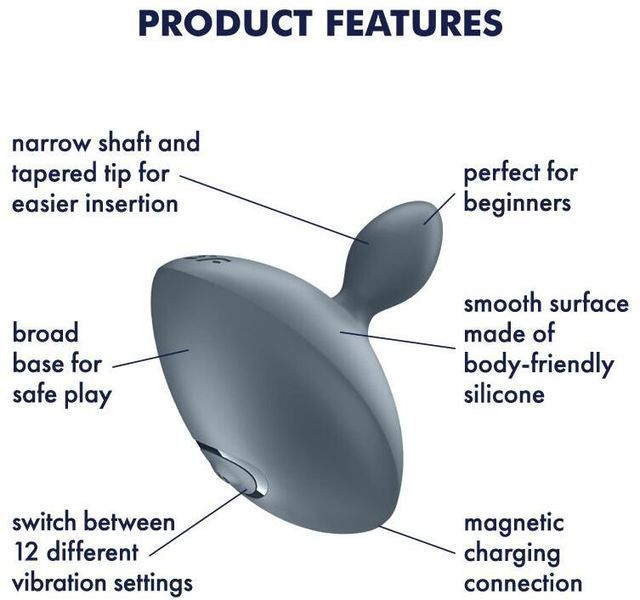 Анальна вібропробка Satisfyer Booty Absolute Beginners 4 1329848 фото