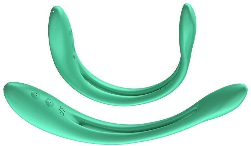 Універсальний гнучкий вібратор для пар Satisfyer Elastic Game Light Green 946989 фото