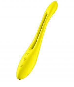Универсальный гибкий вибратор для пар Satisfyer Elastic Game Yellow 946990 фото