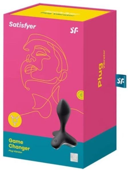 Анальний затор із вібрацією Satisfyer Game Changer Black 939596 фото