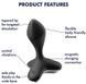 Анальний затор із вібрацією Satisfyer Game Changer Black 939596 фото 2