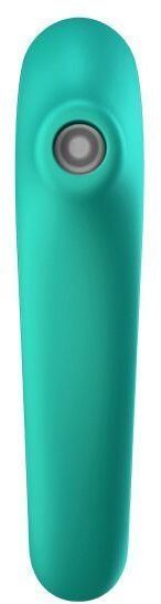 Вакуумний стимулятор із вібрацією Satisfyer Dual Kiss Green 939615 фото