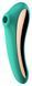 Вакуумний стимулятор із вібрацією Satisfyer Dual Kiss Green 939615 фото 1