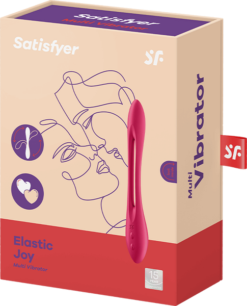 Масcажер для пар Satisfyer - Elastic Joy (красный) 921740 фото