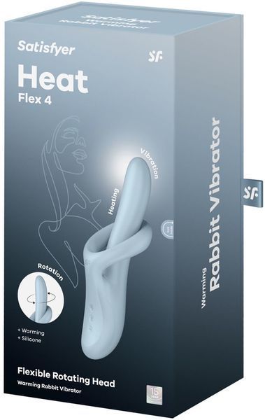 Вибратор Satisfyer Heat Flex 4 Blue 1422036 фото