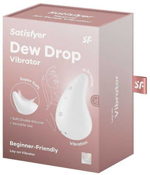 Кліторальний вібратор Satisfyer Dew Drop White 1395338 фото