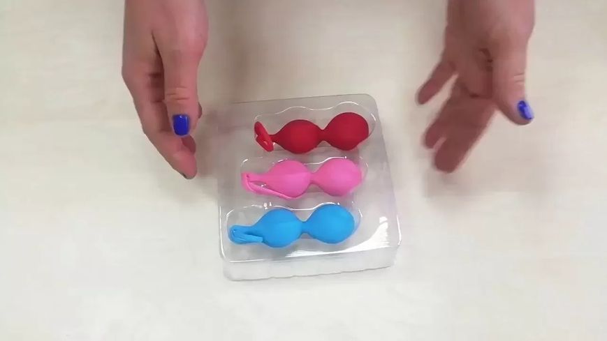Вагінальні кульки Satisfyer balls C03 single (set of 3) 599613 фото