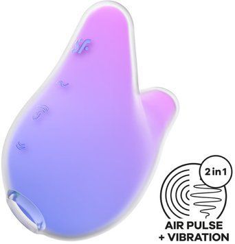 Вакуумний кліторальний стимулятор Satisfyer Mermaid Vibes Violet/Pink 1395333 фото