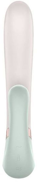 Смарт вибратор кролик с подогревом Satisfyer Heat Wave Mint 946998 фото
