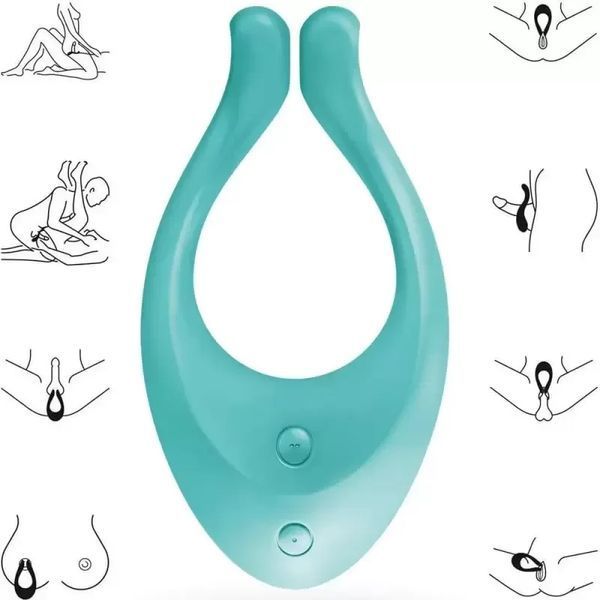 Вібратор для пар Satisfyer Endless Love Turquoise 766749 фото