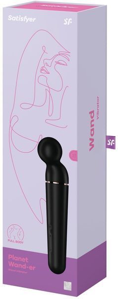 Вібромасажер Satisfyer Planet Wand-er Black/Rosegold 1235205 фото