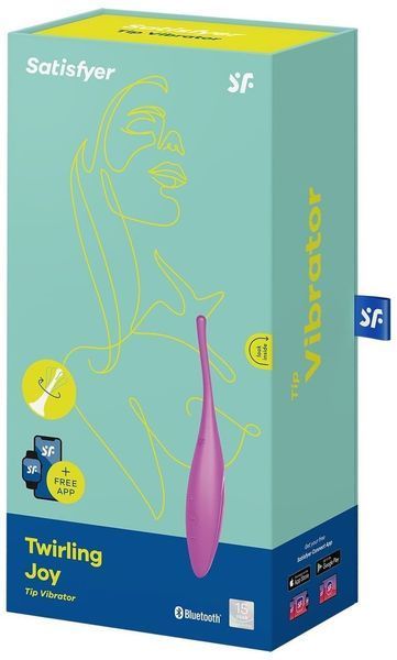 Смарт-вібратор для клітора Satisfyer Twirling Joy Fuchsia 889624 фото