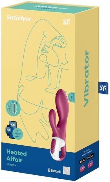 Смарт вібратор-кролик із підігрівом Satisfyer Heated Affair 946999 фото
