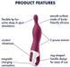 Вібратор для точки А Satisfyer A-Mazing 1 Berry 946985 фото 2
