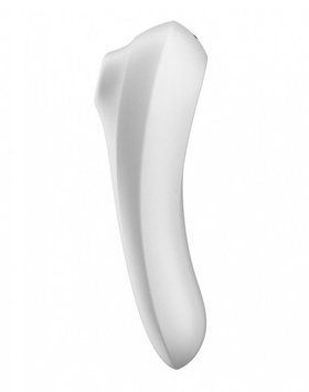 Смарт вибратор и вакуумный стимулятор 2-в-1 Satisfyer Dual Pleasure White 728732 фото