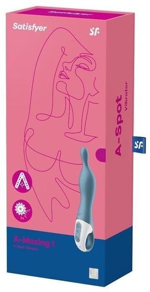 Вібратор для точки А Satisfyer A-Mazing 1 Blue 946986 фото