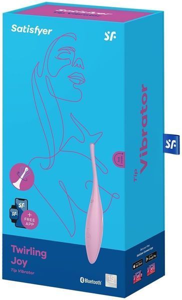 Смарт-вібратор для клітора Satisfyer Twirling Joy Pink 889625 фото