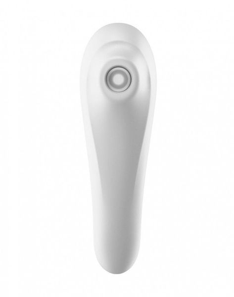 Смарт вибратор и вакуумный стимулятор 2-в-1 Satisfyer Dual Pleasure White 728732 фото