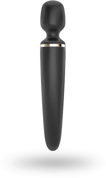 Вибромассажер Satisfyer Wand-er Woman (Black/Gold) 599610 фото