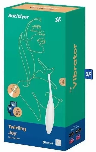 Смарт-вибратор для клитора Satisfyer Twirling Joy White 1039781 фото
