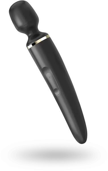 Вибромассажер Satisfyer Wand-er Woman (Black/Gold) 599610 фото