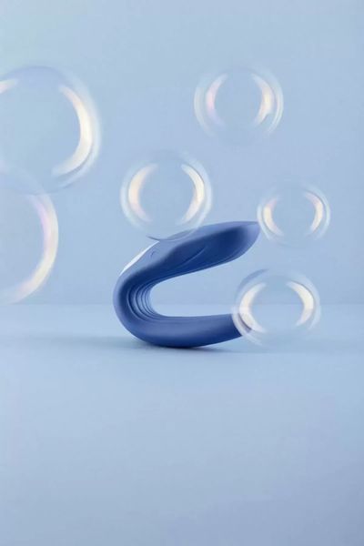 Вибромассажер для пар Satisfyer - Partner Whale Blue 995663 фото