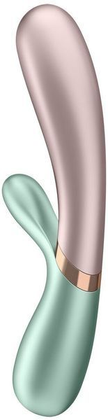 Смарт вібратор-кролик із підігрівом Satisfyer Hot Lover Green 889621 фото