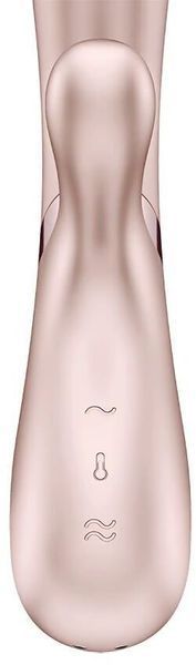 Смарт вібратор-кролик із підігрівом Satisfyer Hot Lover Nude 1017602 фото