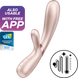 Смарт вібратор-кролик із підігрівом Satisfyer Hot Lover Nude 1017602 фото 3
