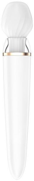 Смарт вибромассажер со сменной головкой Satisfyer Double Wand-er 943966 фото