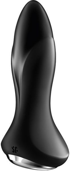 Анальна смарт вібропробка із перловим масажем Satisfyer Rotator Plug 1+ Black 979534 фото