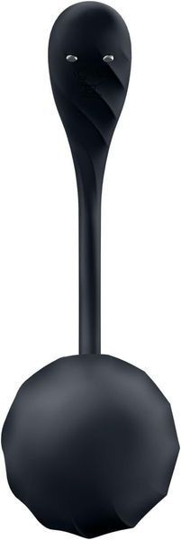 Віброяйце Satisfyer Ribbed Petal Connect App Black 1395346 фото