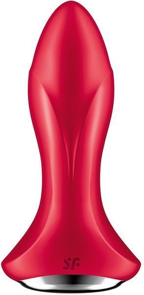 Анальна смарт вібропробка із перловим масажем Satisfyer Rotator Plug 1+ Red 979535 фото