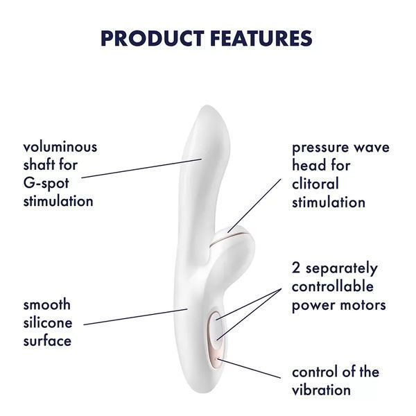 Вакуумний вібратор Satisfyer Pro G-Spot Rabbit 594153 фото