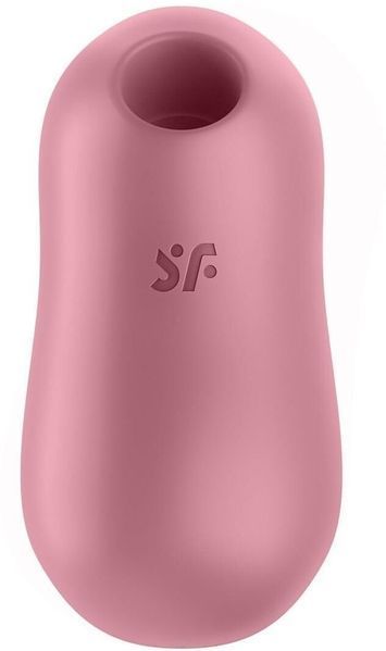 Вакуумний стимулятор із вібрацією Satisfyer Cotton Candy Light Red 1202670 фото