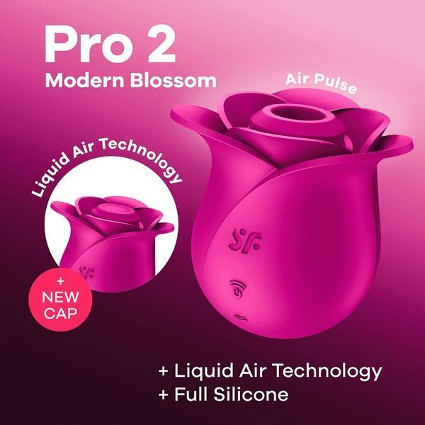 Вакуумний кліторальний стимулятор Satisfyer Pro 2 Modern Blossom 1259154 фото