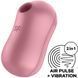 Вакуумний стимулятор із вібрацією Satisfyer Cotton Candy Light Red 1202670 фото 1