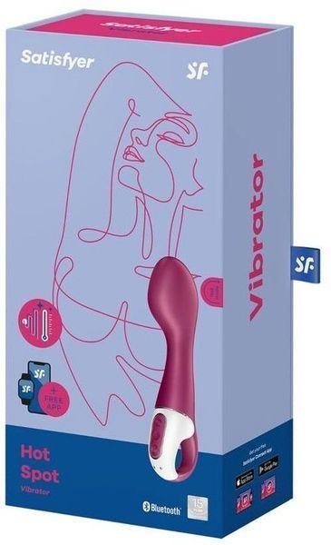 Смарт вібратор точки G Satisfyer Hot Spot із функцією підігріву 946992 фото