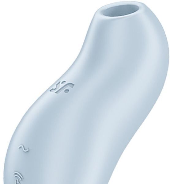 Вакуумный клиторальный стимулятор с вибрацией Satisfyer Pocket Pro 1 Blue 1354409 фото